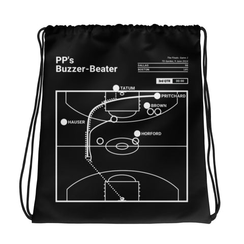 Boston Celtics Greatest Plays Drawstring Bag: PP's Buzzer-Beater (2024)