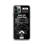 Chicago White Sox Greatest Plays iPhone Case: Walk-Off Grand Slam (2023)