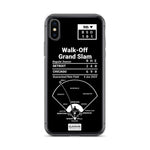 Chicago White Sox Greatest Plays iPhone Case: Walk-Off Grand Slam (2023)