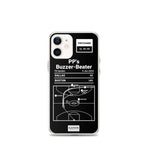 Boston Celtics Greatest Plays iPhone Case: PP's Buzzer-Beater (2024)