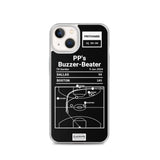 Boston Celtics Greatest Plays iPhone Case: PP's Buzzer-Beater (2024)