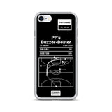 Boston Celtics Greatest Plays iPhone Case: PP's Buzzer-Beater (2024)