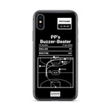 Boston Celtics Greatest Plays iPhone Case: PP's Buzzer-Beater (2024)