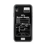 Boston Celtics Greatest Plays iPhone Case: PP's Buzzer-Beater (2024)