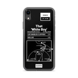 Dallas Mavericks Greatest Plays iPhone Case: That 'White Boy' (2020)