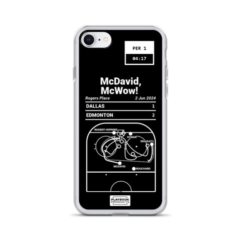 Edmonton Oilers Greatest Goals iPhone Case: McDavid, McWow!  (2024)