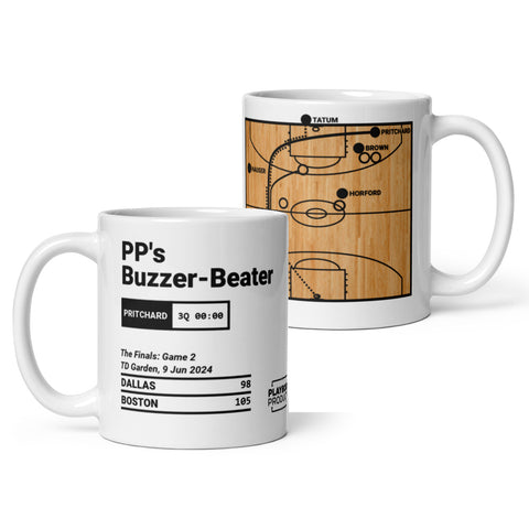 Boston Celtics Greatest Plays Mug: PP's Buzzer-Beater (2024)