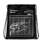 Greatest Dolphins Plays Drawstring Bag: The Miami Miracle (2018)