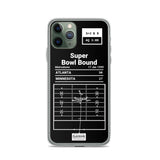 Greatest Falcons Plays iPhone Case: Super Bowl Bound (1999)