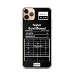 Greatest Falcons Plays iPhone Case: Super Bowl Bound (1999)