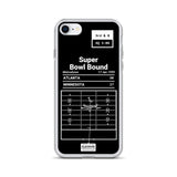 Greatest Falcons Plays iPhone Case: Super Bowl Bound (1999)