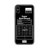 Greatest Falcons Plays iPhone Case: Super Bowl Bound (1999)