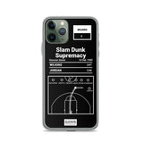 Greatest Hawks Plays iPhone Case: Slam Dunk Supremacy (1985)