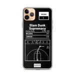 Greatest Hawks Plays iPhone Case: Slam Dunk Supremacy (1985)