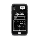 Greatest Hawks Plays iPhone Case: Slam Dunk Supremacy (1985)