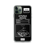 Greatest Hawks Plays iPhone Case: A Perfect January (2015)