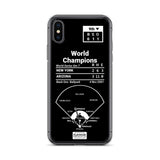 Greatest Diamondbacks Plays iPhone Case: World Champions (2001)