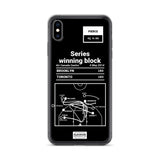 Greatest Nets Plays iPhone Case: Series winning block (2014)