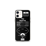 Greatest Red Sox Plays iPhone Case: The final out (2013)