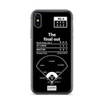 Greatest Red Sox Plays iPhone Case: The final out (2013)