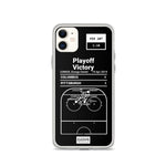 Greatest Blue Jackets Plays iPhone Case: Playoff Victory (2014)