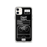 Greatest Blue Jackets Plays iPhone Case: Playoff Victory (2014)