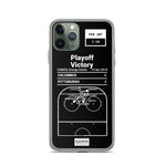 Greatest Blue Jackets Plays iPhone Case: Playoff Victory (2014)