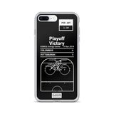 Greatest Blue Jackets Plays iPhone Case: Playoff Victory (2014)