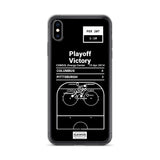 Greatest Blue Jackets Plays iPhone Case: Playoff Victory (2014)