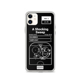 Greatest Blue Jackets Plays iPhone Case: A Shocking Sweep (2019)