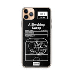 Greatest Blue Jackets Plays iPhone Case: A Shocking Sweep (2019)