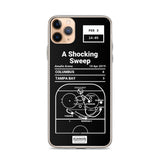 Greatest Blue Jackets Plays iPhone Case: A Shocking Sweep (2019)