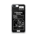 Greatest Blue Jackets Plays iPhone Case: A Shocking Sweep (2019)