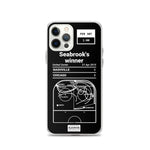 Greatest Blackhawks Plays iPhone Case: Seabrook's winner (2015)