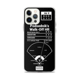 Greatest White Sox Plays iPhone Case: Podsednik's Walk-Off HR (2005)