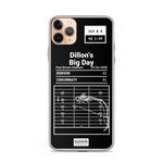 Greatest Bengals Plays iPhone Case: Dillon's Big Day (2000)