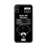 Greatest Reds Plays iPhone Case: Walk-Off Clincher (2010)