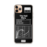 Greatest Browns Plays iPhone Case: The Hail Mary (1999)