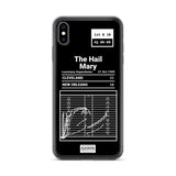 Greatest Browns Plays iPhone Case: The Hail Mary (1999)