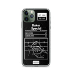 Greatest Browns Plays iPhone Case: Baker Special (2018)