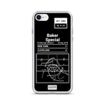 Greatest Browns Plays iPhone Case: Baker Special (2018)