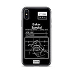 Greatest Browns Plays iPhone Case: Baker Special (2018)