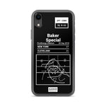 Greatest Browns Plays iPhone Case: Baker Special (2018)