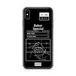 Greatest Browns Plays iPhone Case: Baker Special (2018)