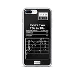 Greatest Cowboys Plays iPhone Case: Irvin's Two TDs in 18s (1993)