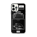 Greatest Mavericks Plays iPhone Case: Booth's game winner (2001)