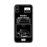 Greatest Mavericks Plays iPhone Case: Booth's game winner (2001)