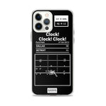 Greatest Lions Plays iPhone Case: &quot;Clock! Clock! Clock!&quot; (2013)