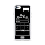 Greatest Lions Plays iPhone Case: &quot;Clock! Clock! Clock!&quot; (2013)