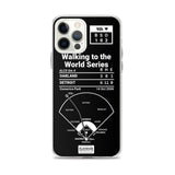 Greatest Tigers Plays iPhone Case: Walking to the World Series (2006)